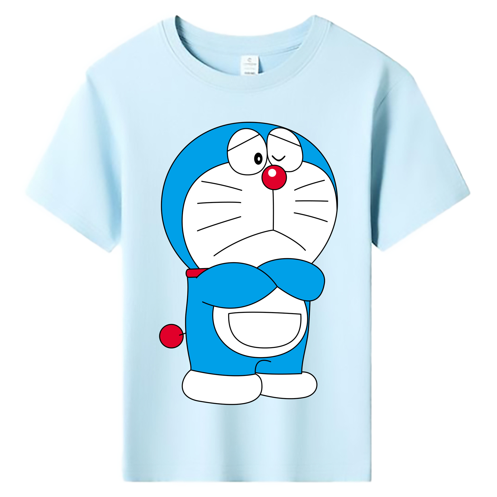（画像用） ドラえもん Doraemon 綿100％キッズTシャツ（フロントプリント）